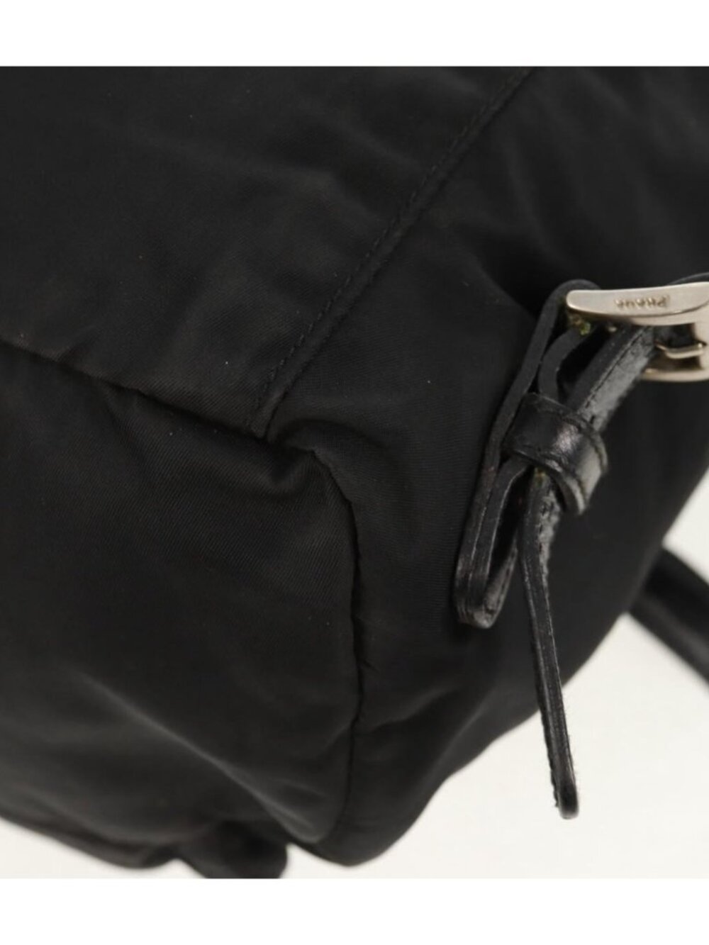 PRADA Backpack Nylon Black Silver - Picture 11 of 16